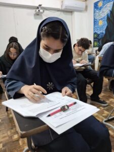 آزمون بین‌المللی SASMO در دبیرستان رشت